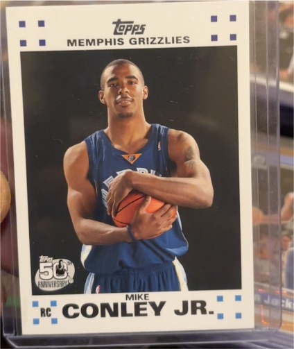2007-08 Topps #4 Mike Conley Jr. Rookie Set — front