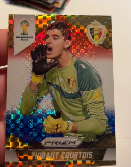 2014 Panini Prizm World Cup #18 Thibaut Courtois — front