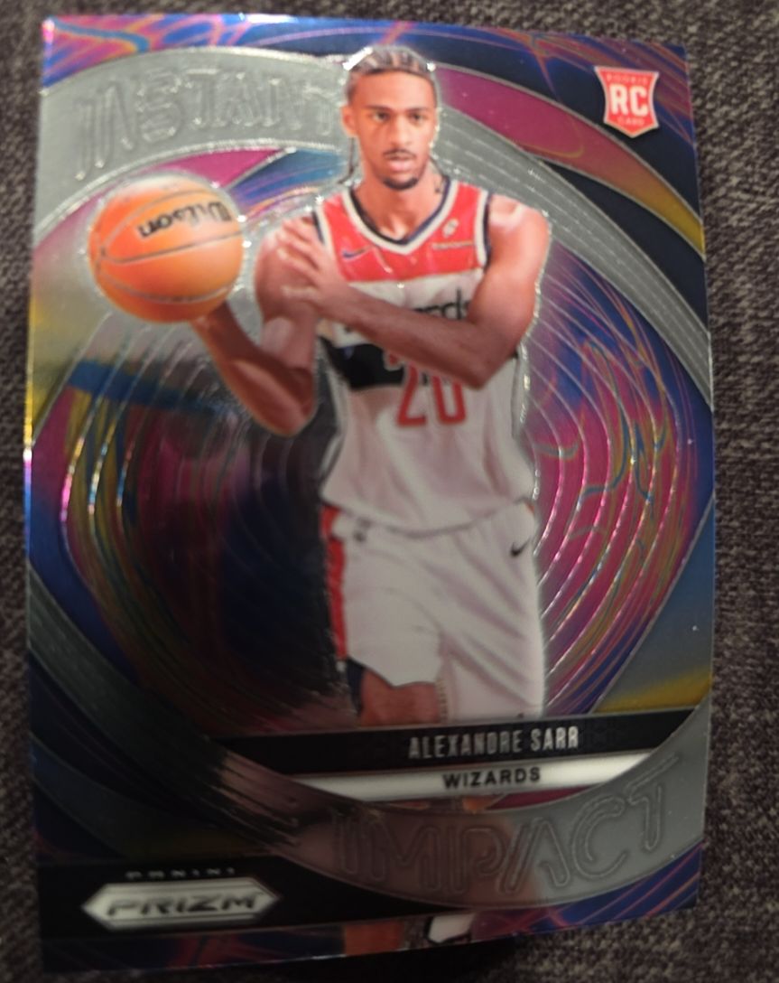 2024-25 Panini Prizm Instant Impact #1 Alexandre Sarr — front