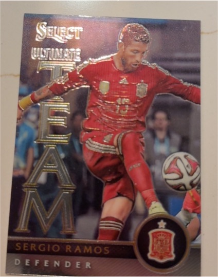 2015 Panini Select Ultimate Team Sergio Ramos — front