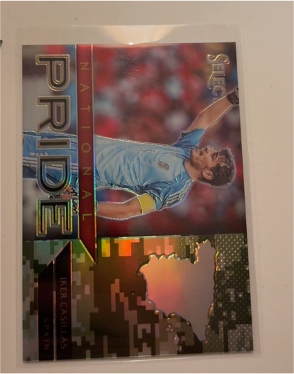 2015 Panini Select Soccer #37 Iker Casillas National Pride — front