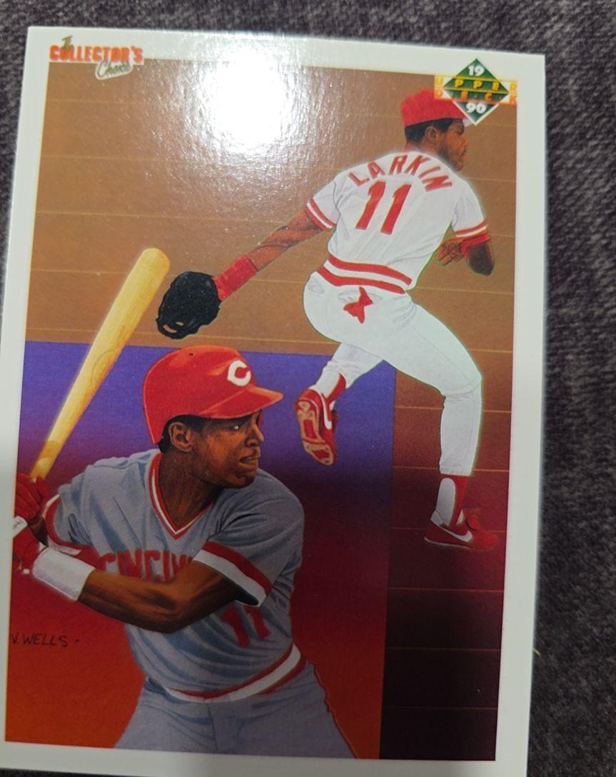 1990 Upper Deck #99 Barry Larkin — front