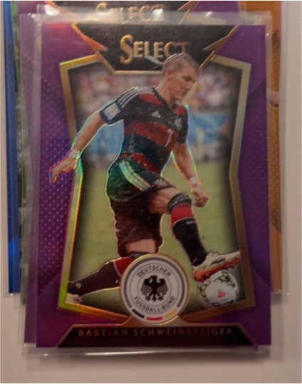 2015 Panini Select #41 Bastian Schweinsteiger Germany — front