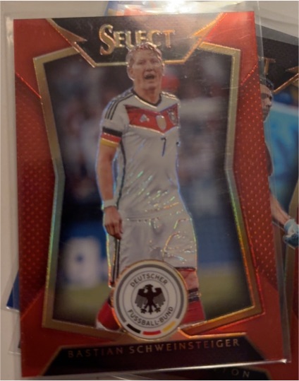 2015 Panini Select #41 Bastian Schweinsteiger Germany — front