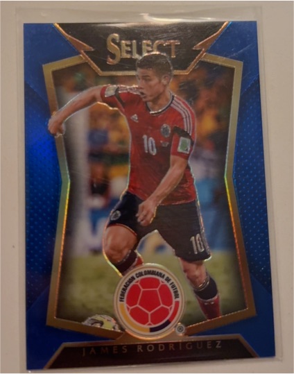2016 Panini Select Soccer #40 James Rodriguez — front