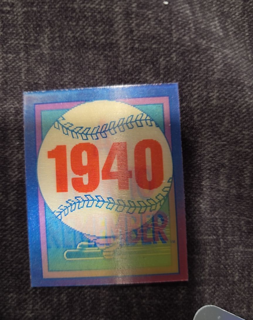 1989 Score Magic Motion A Year to Remember #1940 — front