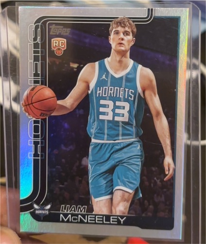 2025-26 Topps #229 Liam McNeeley — front