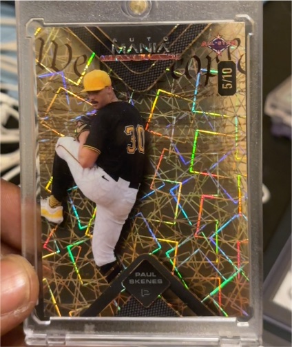 2024 Wild Card Auto Mania #5/10 Paul Skenes — front