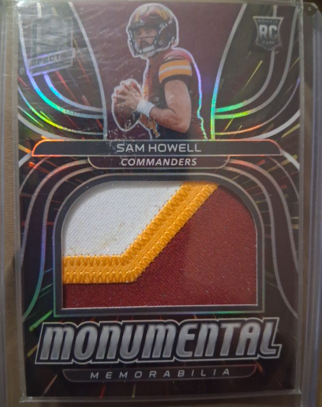 2022 Panini Spectra Monumental Memorabilia Sam Howell — front