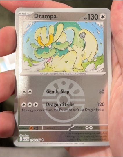 2026 Pokémon Ascended Heroes #176 Drampa — front