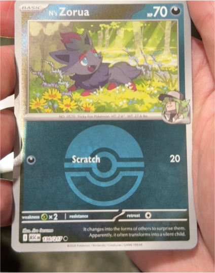 2023 Pokémon SV09: Journey Together #097 N's Zorua — front