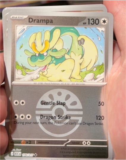 2022 Pokémon Ascended Heroes #176 Drampa — front