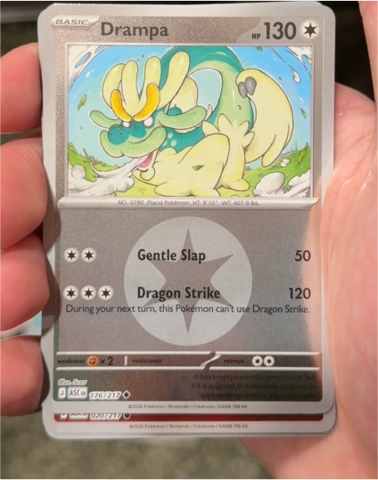 2026 Pokémon Ascended Heroes #176 Drampa — front