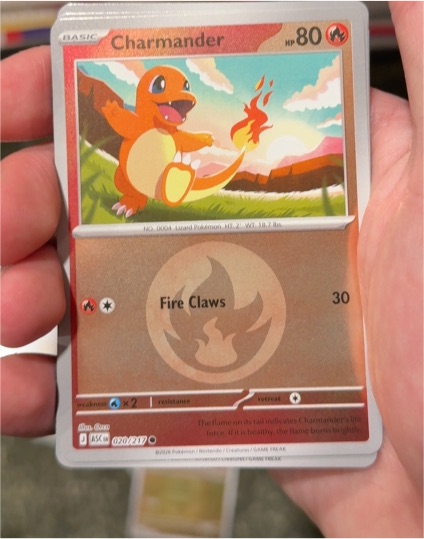 2026 Pokémon Ascended Heroes #020 Charmander — front