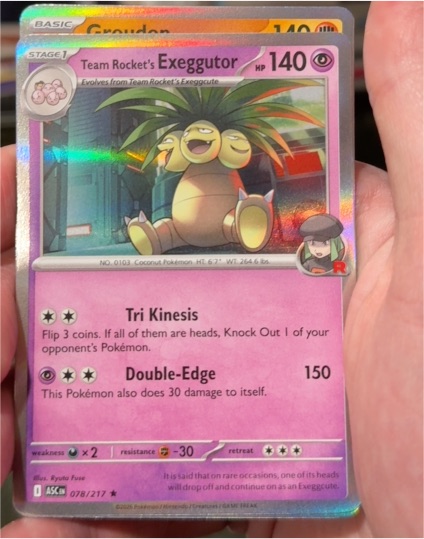 2026 Pokémon Ascended Heroes #078 Team Rocket's Exeggutor — front