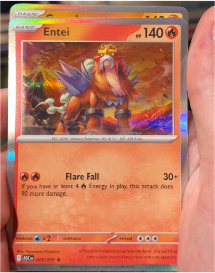 2026 Pokémon Ascended Heroes #025 Entei — front