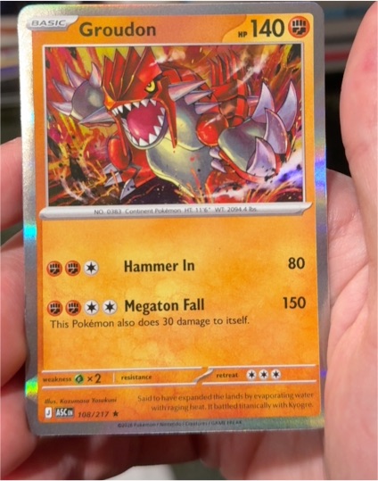2026 Pokémon Ascended Heroes #108 Groudon — front