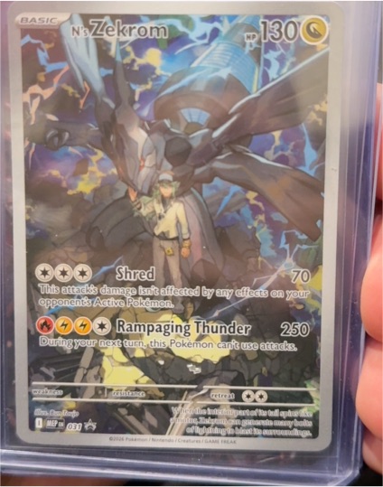 2026 Pokémon #031 N’s Zekrom Ascended Heroes Black Star Promo — front
