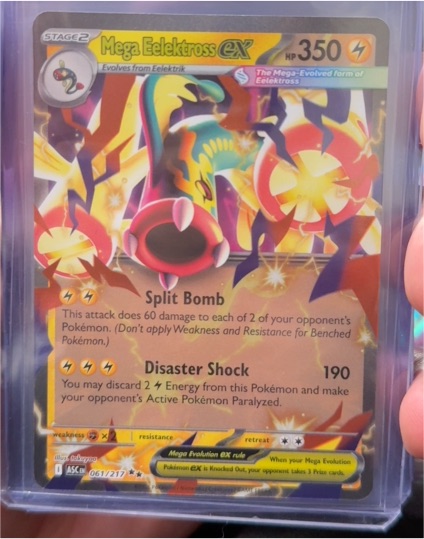 2026 Pokémon Mega Eelektross ex #061 — front