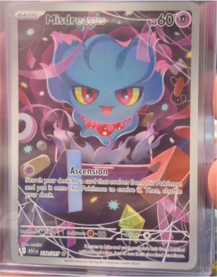 2026 Pokémon #233 Misdreavus — front