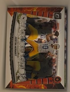 2025 Panini Donruss Optic #6 Justin Herbert Chain Reaction — front