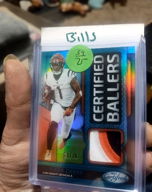 2025 Panini Certified #CBM-JCE Ja'Marr Chase — front