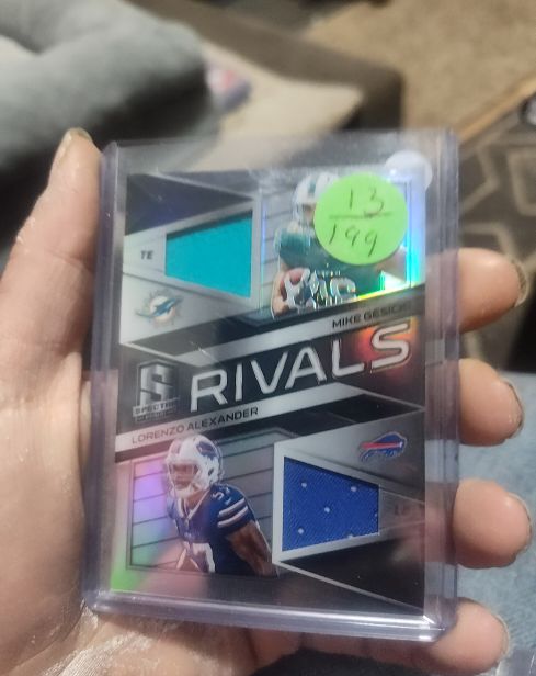2018 Panini Spectra Rivals #43 Mike Gesicki / Lorenzo Alexander — front