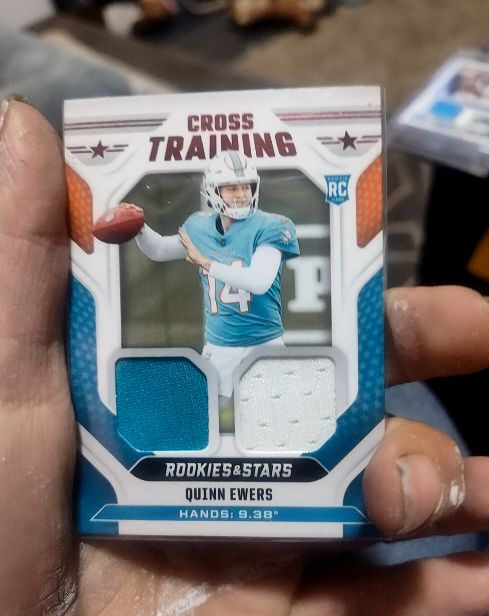 2025 Panini Rookies & Stars Cross Training #CT-QES Quinn Ewers — front