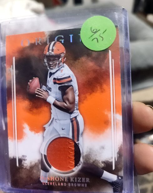 2017 Panini Origins Rookie Patch Orange #RP-DK DeShone Kizer — front