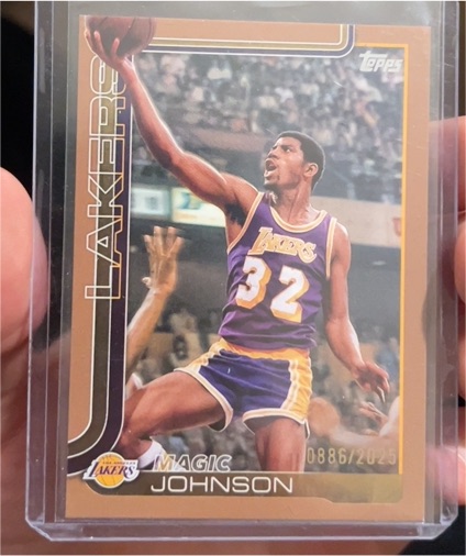 2025 Topps #255 Magic Johnson — front