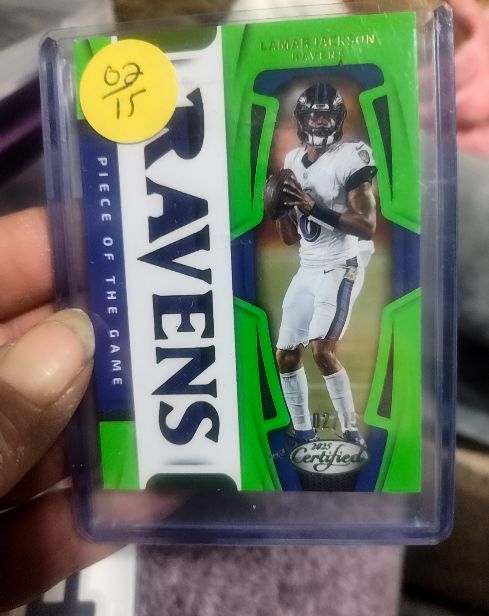 2025 Panini Certified #POG-LJN Lamar Jackson — front