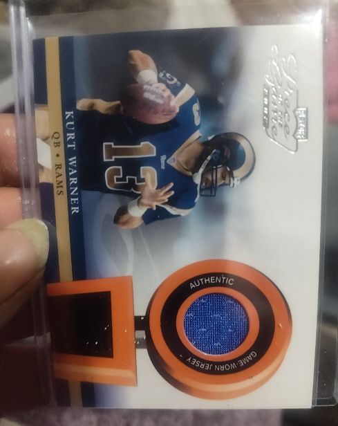 2002 Playoff Piece of the Game #POG-35 Kurt Warner — front