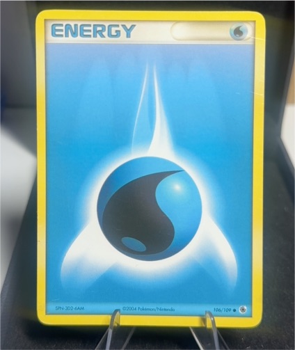 2004 Pokemon #106 Water Energy — front