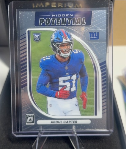2025 Donruss Optic #17 Abdul Carter Hidden Potential Rookie — front