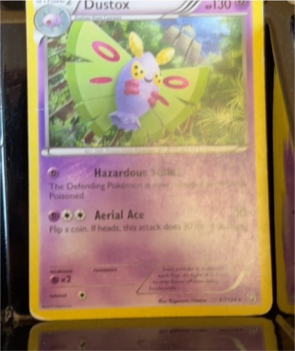 2012 Pokémon Dragons Exalted #47 Dustox — front