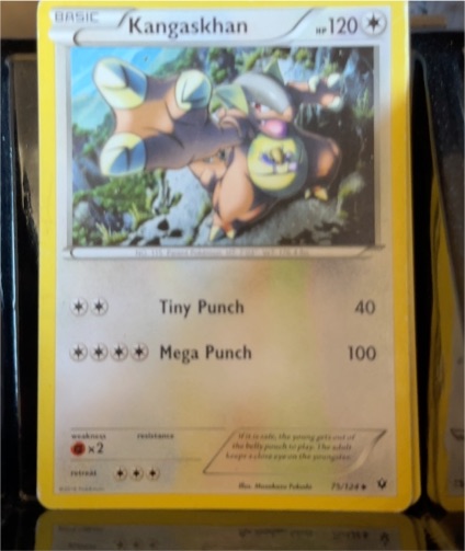 2016 Pokemon XY Fates Collide #75 Kangaskhan — front