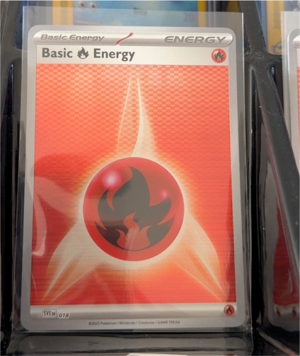 2025 Pokémon SVE #018 Basic Fire Energy — front