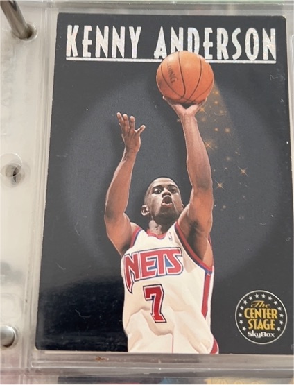 1993-94 Skybox Premium #CS7 Kenny Anderson Center Stage — front