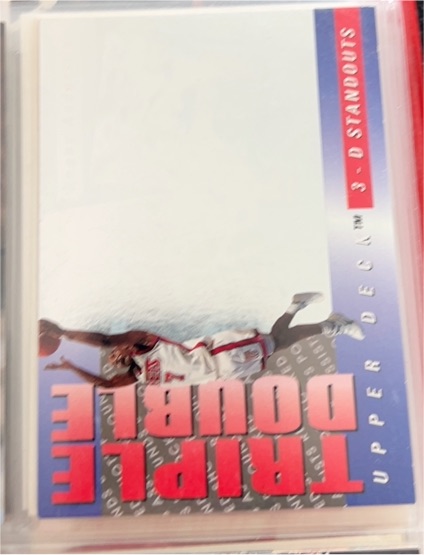 1993-94 Upper Deck Triple Double 3-D Standouts #TD9 Rumeal Robinson — front