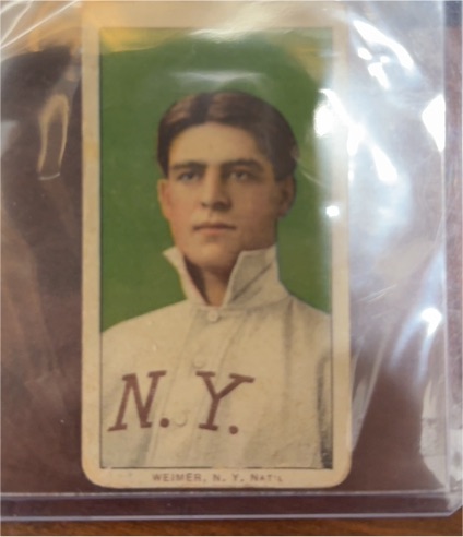 1909-11 T206 Piedmont #501 Jake Weimer — front