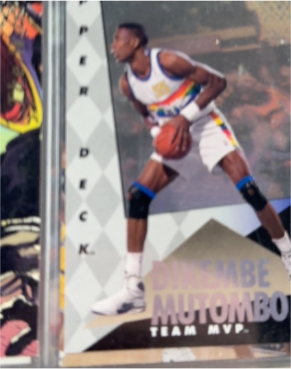 1992-93 Upper Deck MVP Holograms #7 Dikembe Mutombo — front