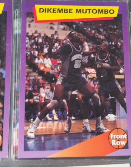 1992 Front Row Dream Picks #8 Dikembe Mutombo Georgetown Hoyas — front