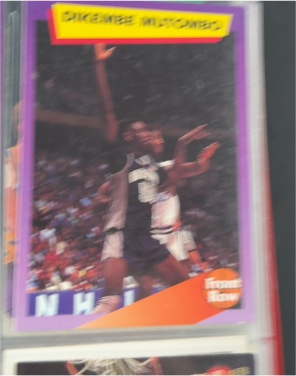 1992 Front Row Draft Pick #9 Dikembe Mutombo — front