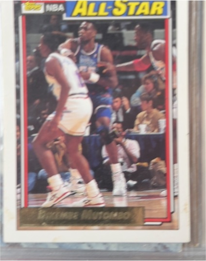1992-93 Topps All-Star #110 Dikembe Mutombo — front