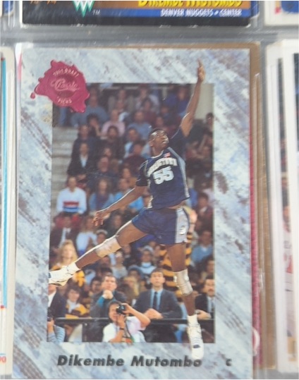 1991 Classic Draft Picks #151 Dikembe Mutombo — front