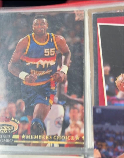 1992-93 Topps Stadium Club Members Choice #196 Dikembe Mutombo — front