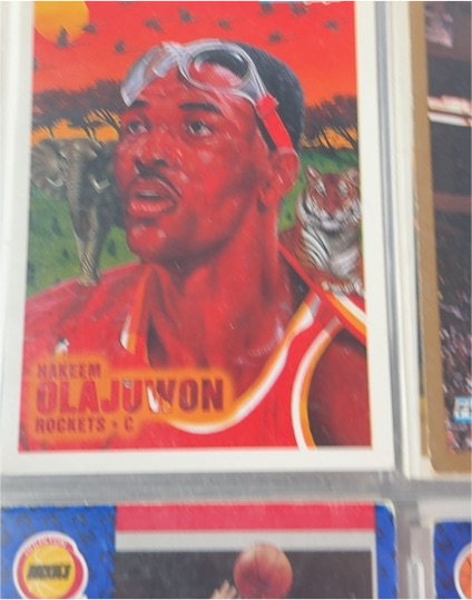 1993-94 Fleer #235 Hakeem Olajuwon — front