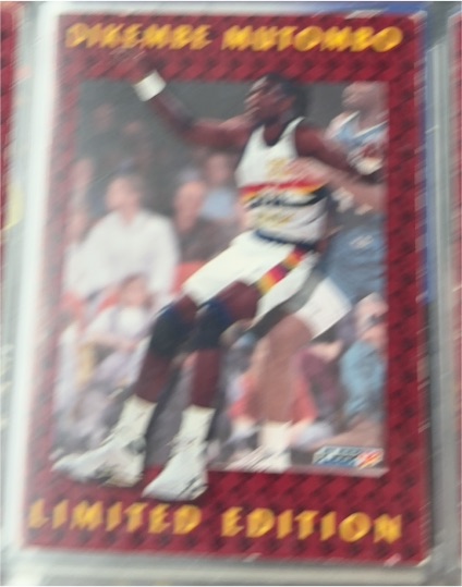 1992 Fleer Limited Edition #3 Dikembe Mutombo — front