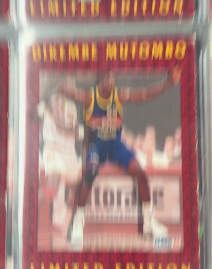 1992 Fleer Limited Edition #8 Dikembe Mutombo — front