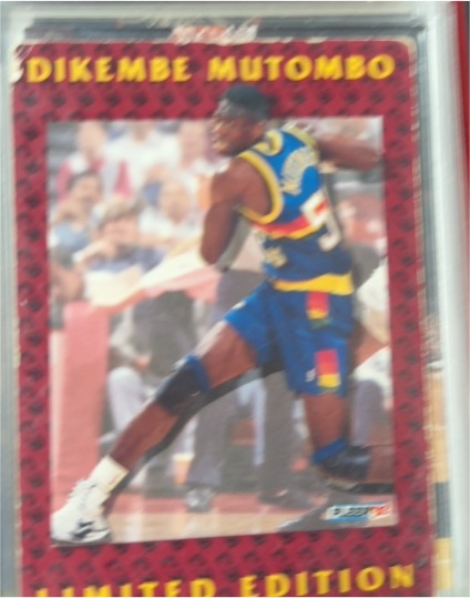 1991-92 Fleer Dikembe Mutombo Limited Edition — front